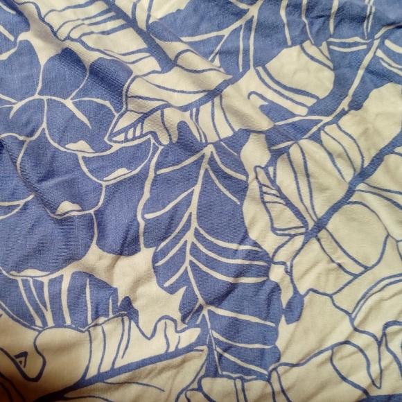 DANA BUCHMAN Womens Floral & Leaf Print Stretchy Top XL - Picture 6 of 7